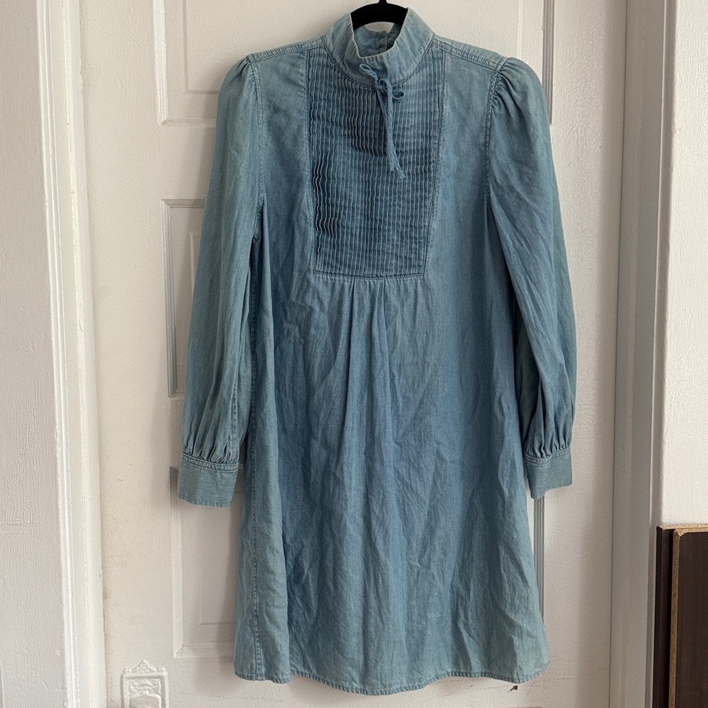 Alexa Chung for AG chambray mini dress